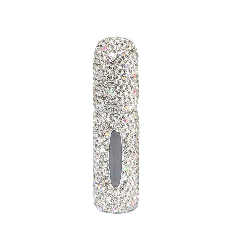 Diamond Dazzling Mini Perfume Bottle — 5ml Rhinestone Refillable Fragrance F09